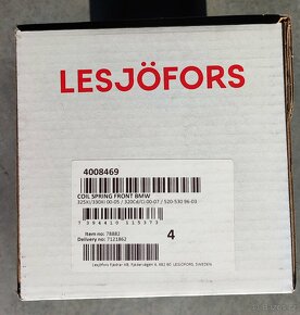 Pružiny Lesjofors 4008469 2ks - 2