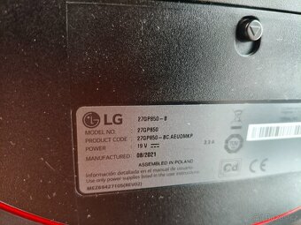 LG 27GP860-B 27″ QHD 165 Hz gaming monitor – UltraGear, FPS/ - 2