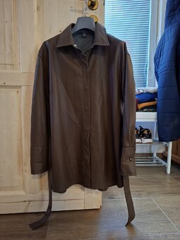 Kozenkovy kabátek hnědý vel S - 2