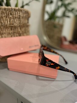 Hnědé brýle Miu Miu - 2