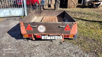 Přívěsný vozík za auto - 2