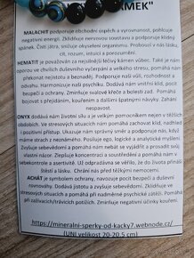 Pánský minerální naramek - 2