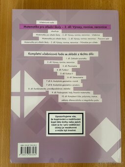 Matematika pro str.školy prac.sešit 2.dil - 2
