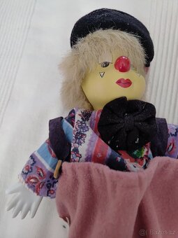 Porcelánová panenka klaun - 2