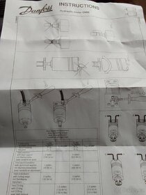 Prodám hydromotor DANFOS OMM50 ,OMM3 ,OMM200, - 2