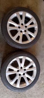 Prodám letní sadu 225/45/17 5x112 et49 - 2