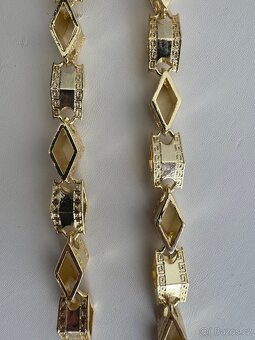 Pozlacený 14k řetěz 115g PRAHA - 2