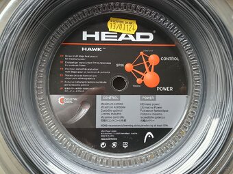 Head HAWK Silver , 1.25mm,200m tenisový výplet - 2