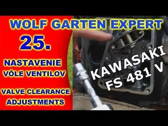 Kawasaki FS 481 V. Nastavení vůle ventilů motoru. - 2