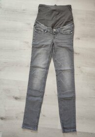 Těhotenské kalhoty H&M vel. 34, 36 - 2