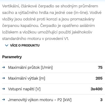 Čerpadlo odstředivé Calpeda - 2