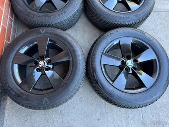 Nové Alu 17" 5x112 RATIKON Black, zimní 85% KodiaQ DPH - 2