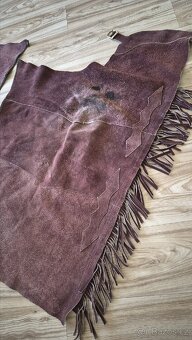 Kožené westernové chapsy XL - 2