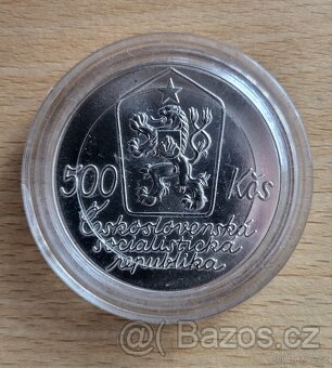 Stříbrná mince 500 kčs Josef Lada 1987 - 2