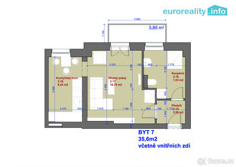 Prodej, byt 1+1, Hlavní třída, Mariánské Lázně - 2