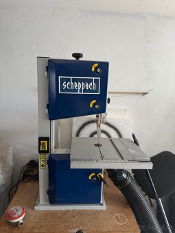 Scheppach pásová pila HBS261 + odsávání + válec na podávání - 2