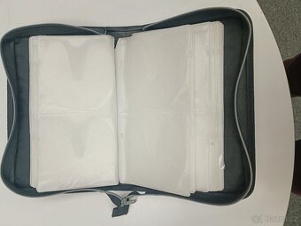 Pouzdro na 48 CD/DVD - černé textilní se zipem, značka Solid - 2