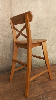 Dětská jídelní židle / dřevěná / Ingolf - 2