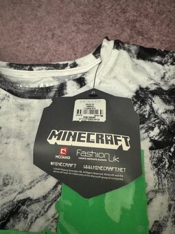 Klučičí tričko Minecraft vel. 9/10 let nové - 2