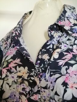 Letni dlouhé květované šaty, vel. XL a L - 2