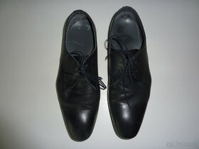Pánské kožené černé polobotky, vel. 44, prodejce Baťa - 2