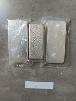 Stříbrné investiční slitký - 2