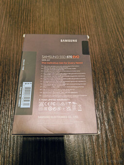 nový SSD disk 250GB Samsung 870 EVO - 2