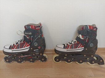 Kolečkové posuvné brusle pro děti vel.37-40 - 2