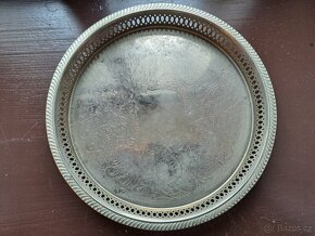 Podnos stribrny / postribreny - nejspise prvni Republika - 2