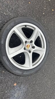 ALU Kola Porsche originál 5x130 vč. pneu 275/40/R20 106Y - 2