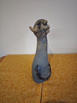 Soška kočky - keramická - 2