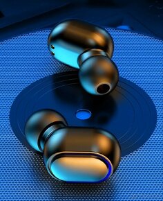 Nová černá Bluetooth bezdrátové sluchátka - 2