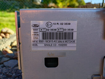 Autorádio - Ford - 6000 CD - KW2000 - 2
