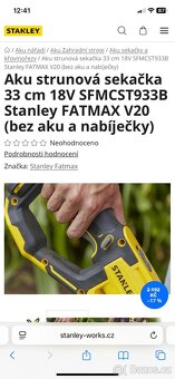 AKU Stanley fatmax strunová sekačka - 2
