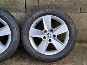 205/55/16 Originál alu kola Škoda Octavia III Ilias 5x112 - 2