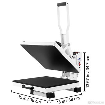 tepelný lis na textil VEVOR, termolis, heatpress - 2