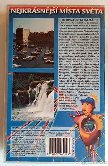 Videokazeta VHS Chorvatsko Dalmácie videoprůvodce , original - 2