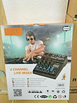 4kanálový mixážní pult pro vytváření efektů mixážní pult DJ - 2
