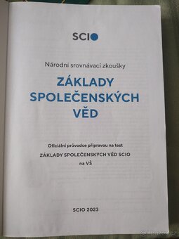 SCIO ZSV cvičebnice 2023, dobrý stav - 2