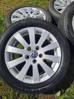 Alu kola 5x112 originál VW 205/55 R16 - 2