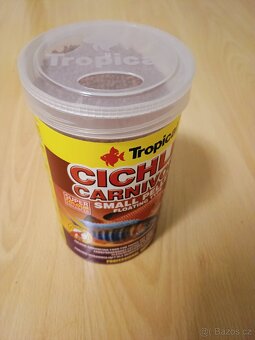 Prodám krmeni, granule pro cichlidy, 1000ml - 2