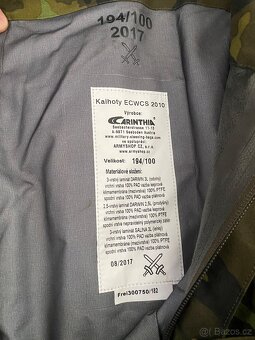 Goratex nepromokavé kalhoty AČR - 2