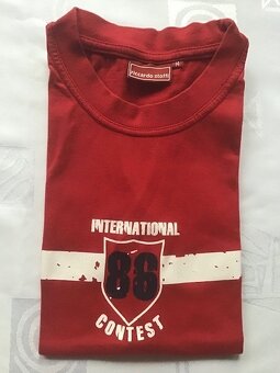 Tílko sportovní červené 86, zn. Riccardo Stoffi = 50 Kč - 2