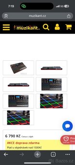 🎛️ AKAI MPD232 – profi USB/MIDI pad kontrolér, 16 padů - 2