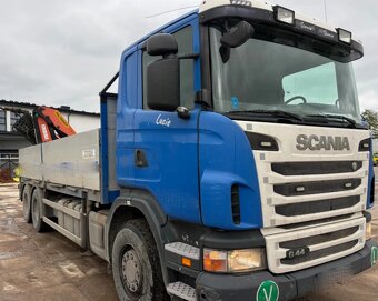 Scania G440 - 6x4 - Valník + HR-PALFINGER PK 33002-EH - 2