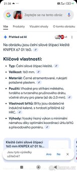 Čelní štípací kleště Knipex 160 mm - 2