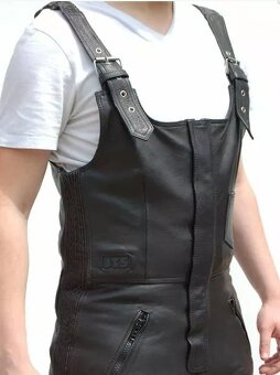 Moto - Kožené - Nové Nohavice Na Traky - 2