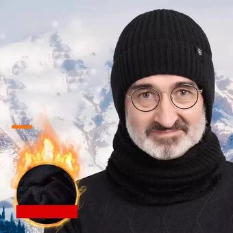 ZIMNÍ ČEPICE S NÁKRČNÍKEM - 2