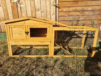 Velká patrová králikárna s výběhem - 2