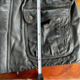 SLEVA PÁNSKÁ BUNDA/KABÁT, PRAVÁ KŮŽE VEL. 58 ZN. GASKO - 2